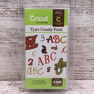 Cricut Cartridge Type Candy Font 2001253 New
